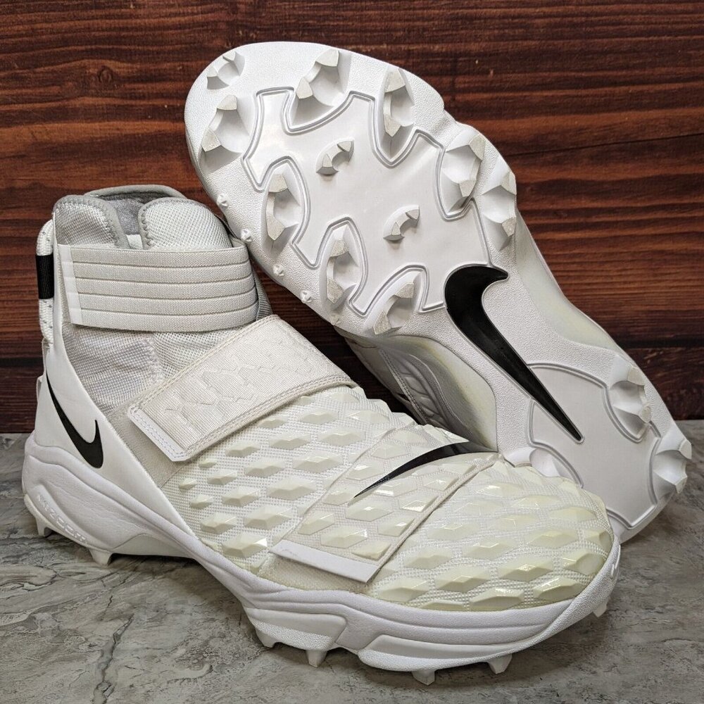 Nike Force Savage Elite 2 Shark Men's 16 White Black Football Cleats CK2824-100